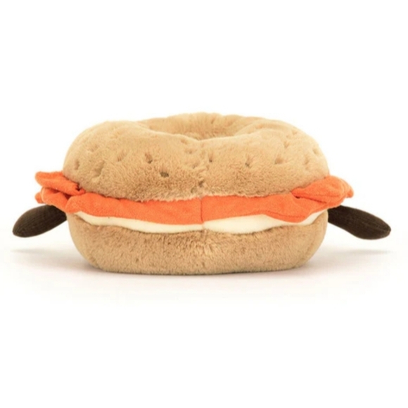 Jellycat Amuseable Bagel 🥯 6" Soft & Plush NWT - Picture 3 of 8